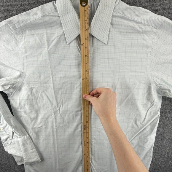 Brooks Brothers Check Cotton 16 34 Point Non-Iron Shirt Long Sleeve Button Up - Picture 3 of 15